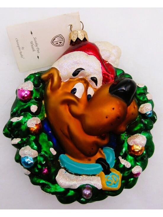 Christopher Radko Other - Christopher Radko 1998 Warner Bro. Scooby-Doo Wreath Ornament Original Tag & Box
